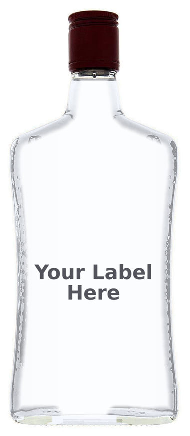 White label bottle mockup - Your Label Here